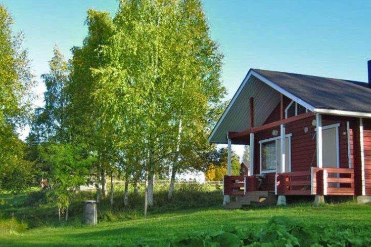 Kallela-mökki ulkoapäin.